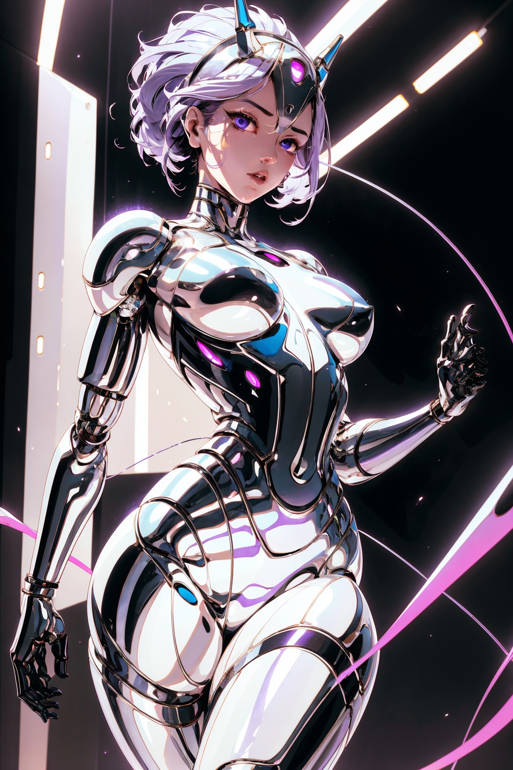 1girl,  solo,  cybirg style on Tensor.Art