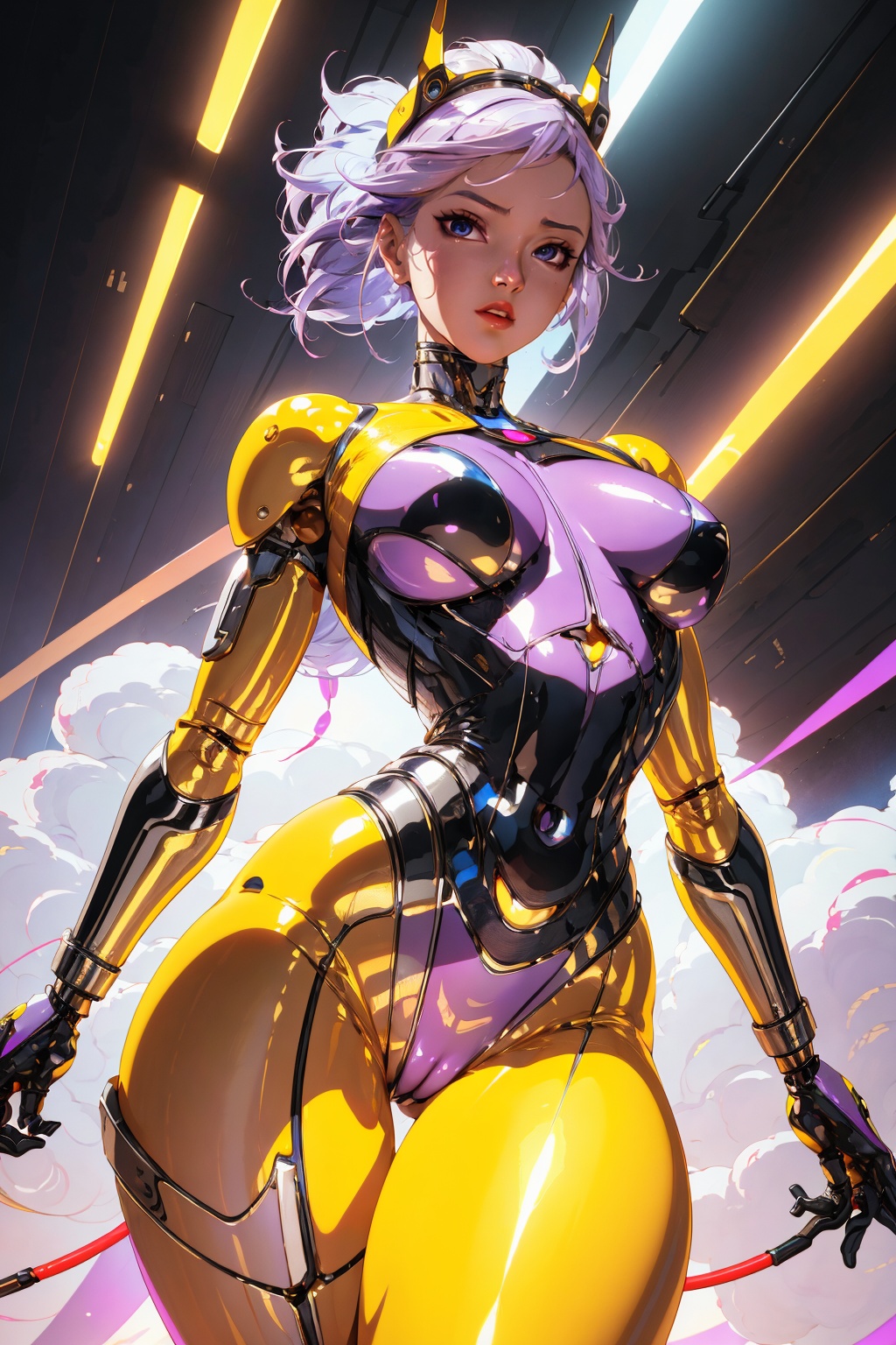 1girl,  solo,  cybirg style on Tensor.Art