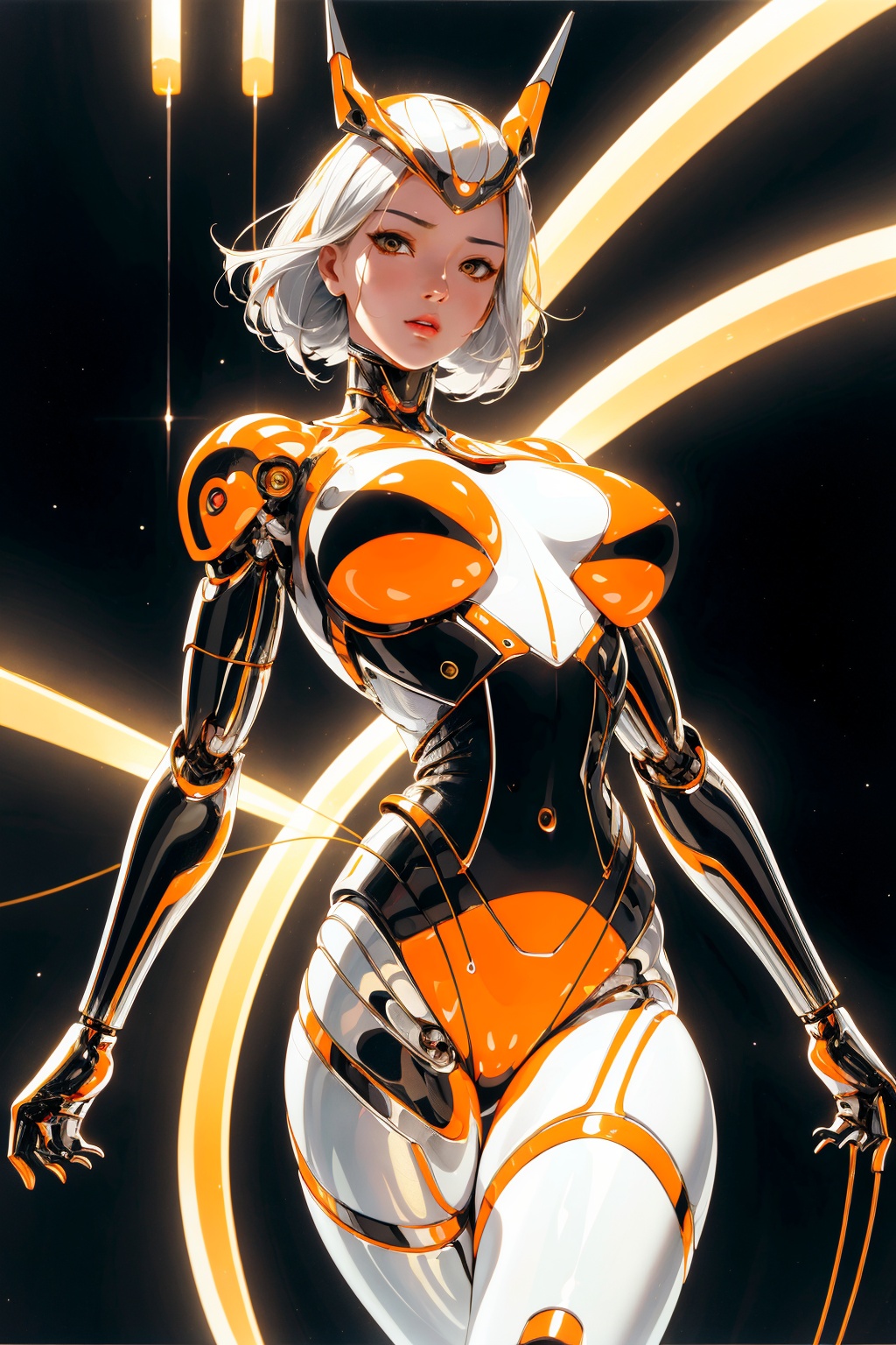 1girl,  solo,  cybirg style on Tensor.Art