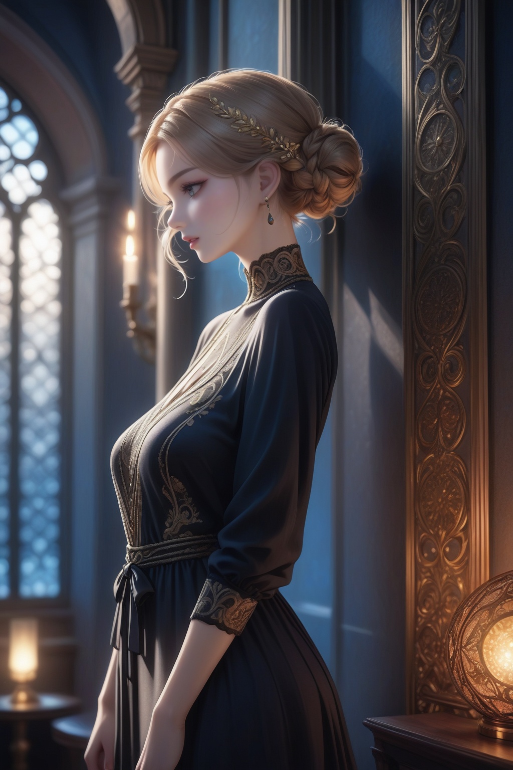 best quality,  masterpiece,  The beautiful Ukrainian girl on Tensor.Art