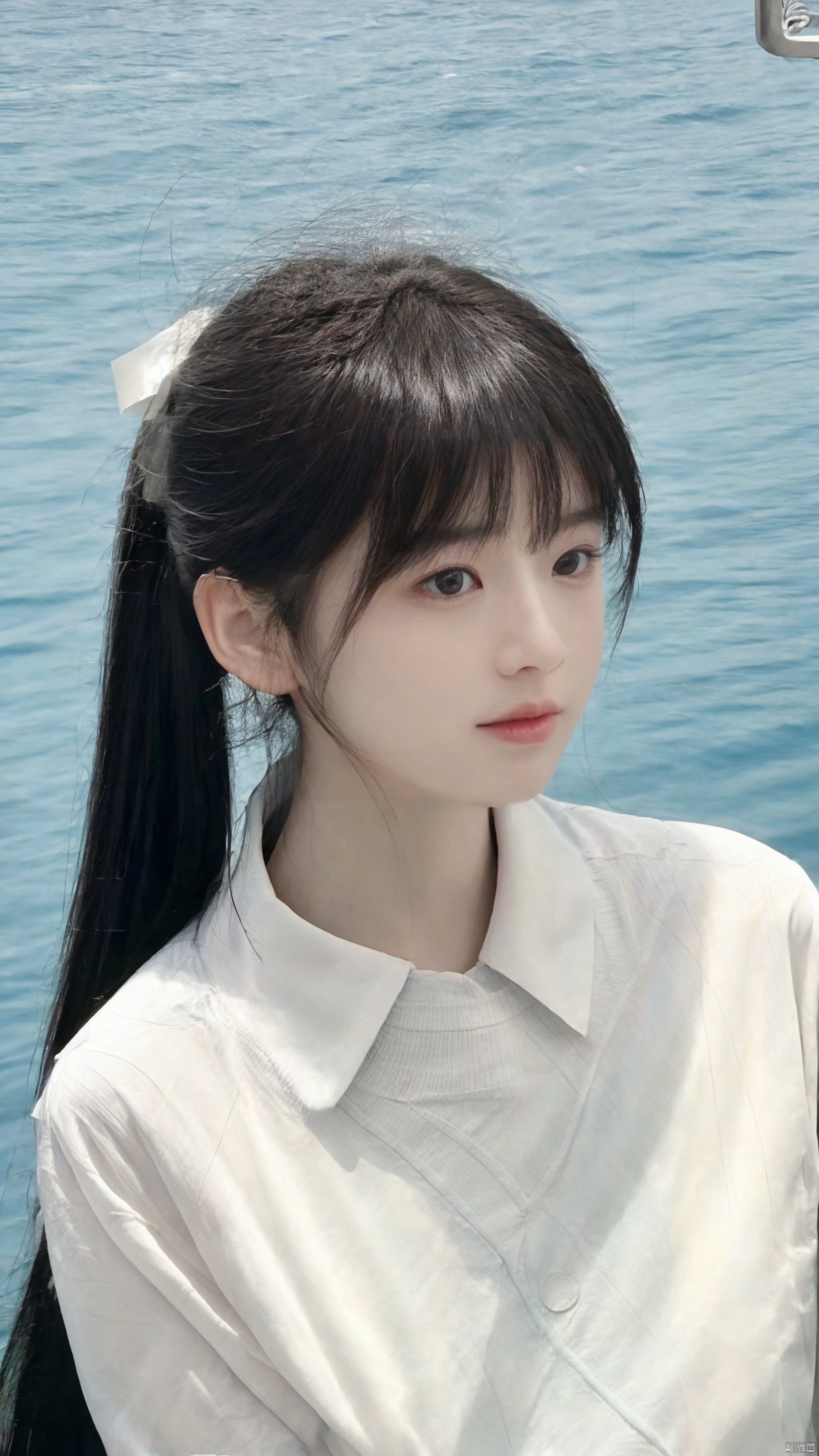  (realistic:1.5),masterpiece, best quality, high_res, 1girl, twintails,white bows,asbt,flat chest , asbt