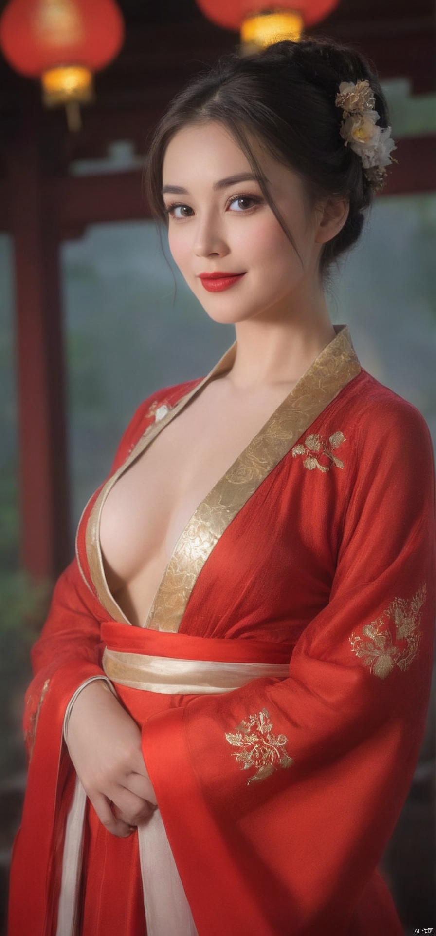 HUBG_Rococo_Style(loanword),  1girl,  hanfu on Tensor.Art