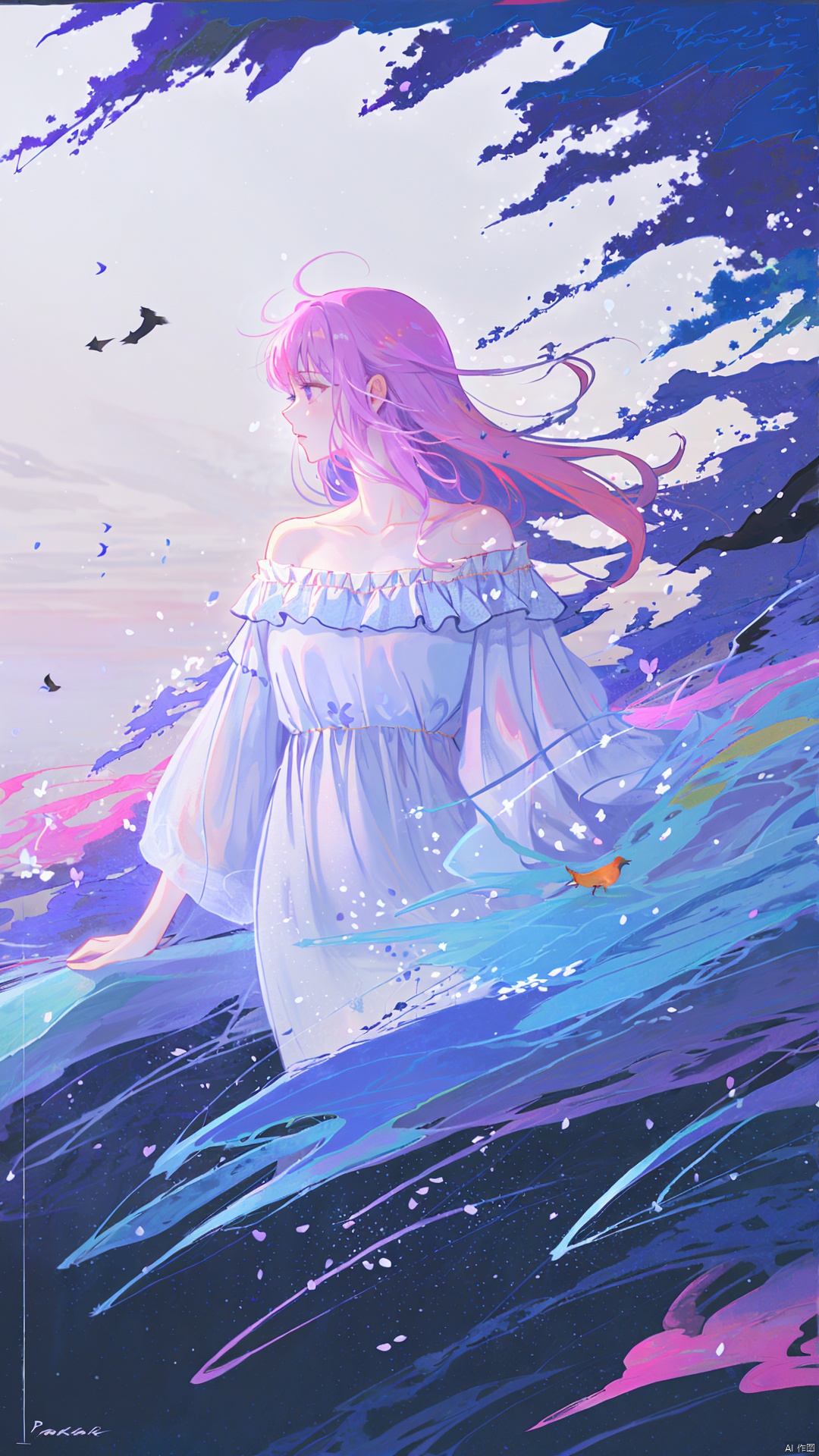 1girl,  solo,  long hair on Tensor.Art