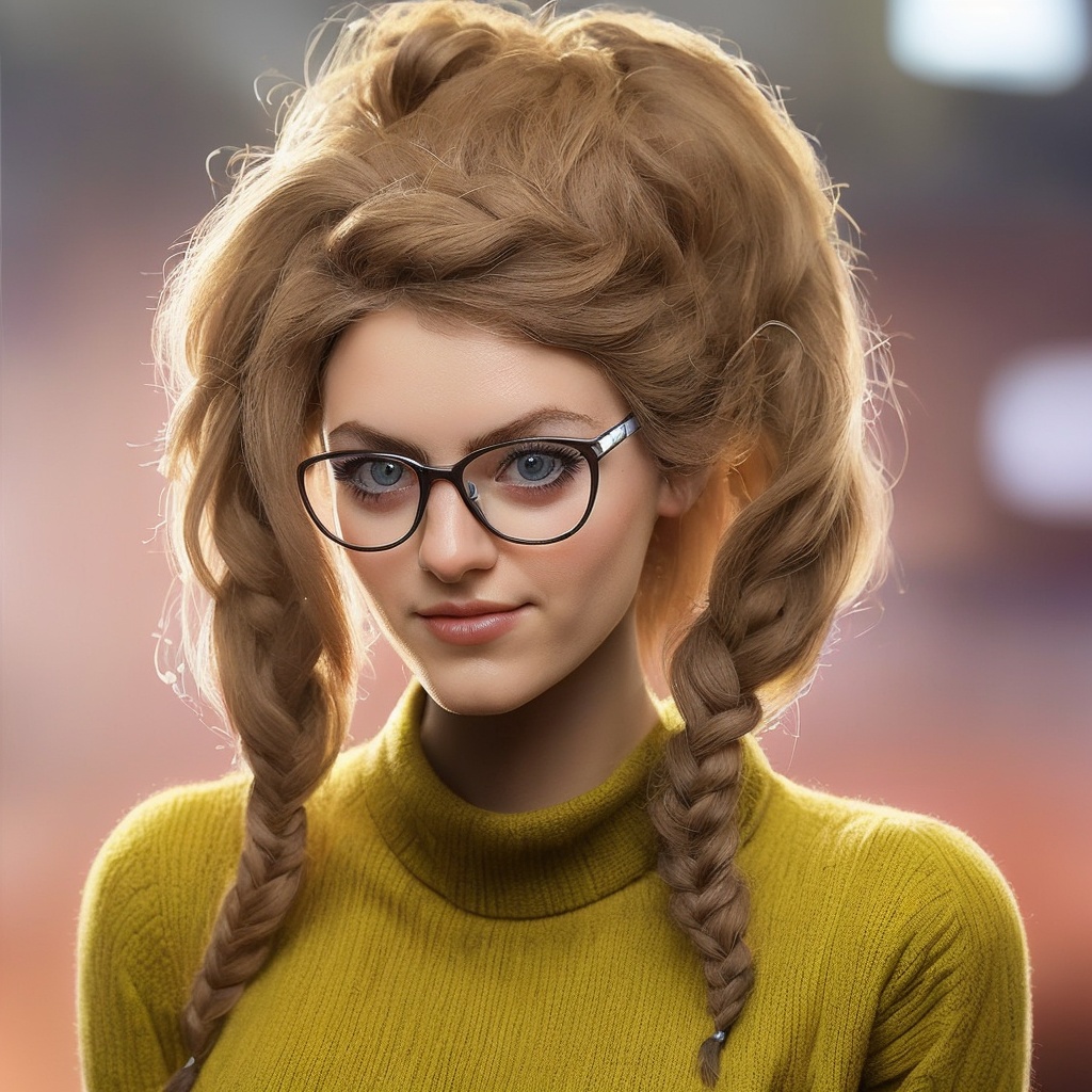 Portrait Photo of vjvx,  lvrn hairstyle,  depth of field on Tensor.Art