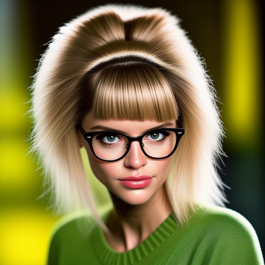 Portrait Photo of rshlf,  lvrn hairstyle,  depth of field on Tensor.Art