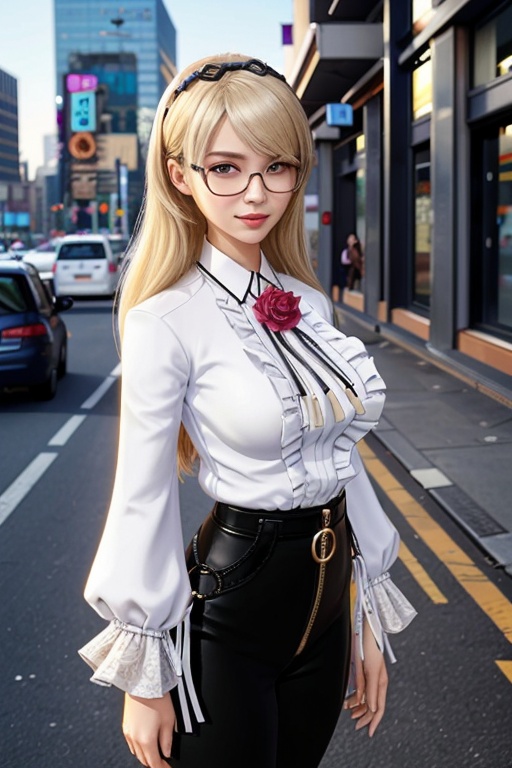 rita,  rita rosswiesse,  white shirt on Tensor.Art