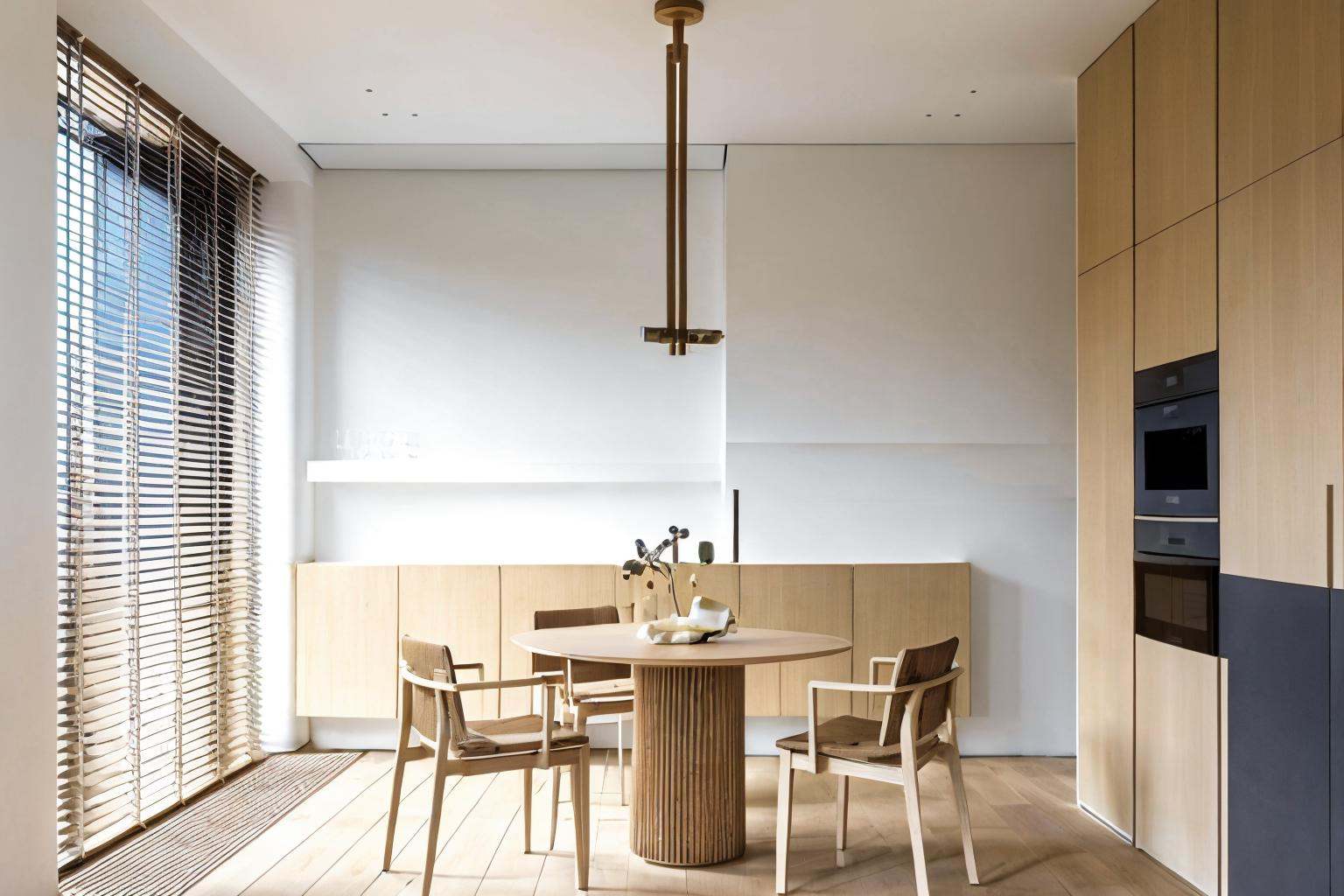 Lao Chen, indoor, yellow wood grain, no humans, scenery, window, chair, indoors, table, book, lamp, curtains, wooden floor, desk, computer, sunlight, day