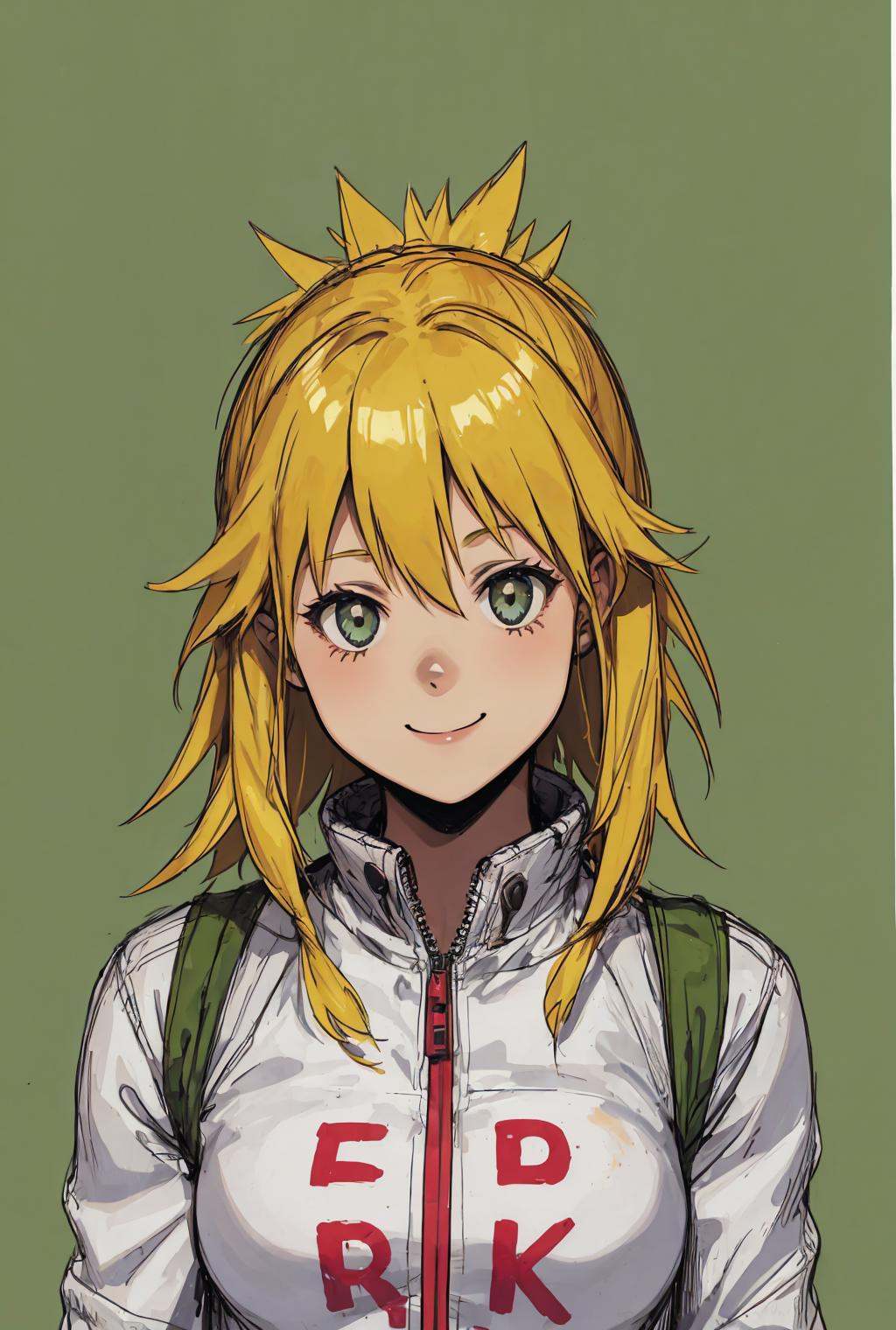 1girl,  smile,  blond hair on Tensor.Art