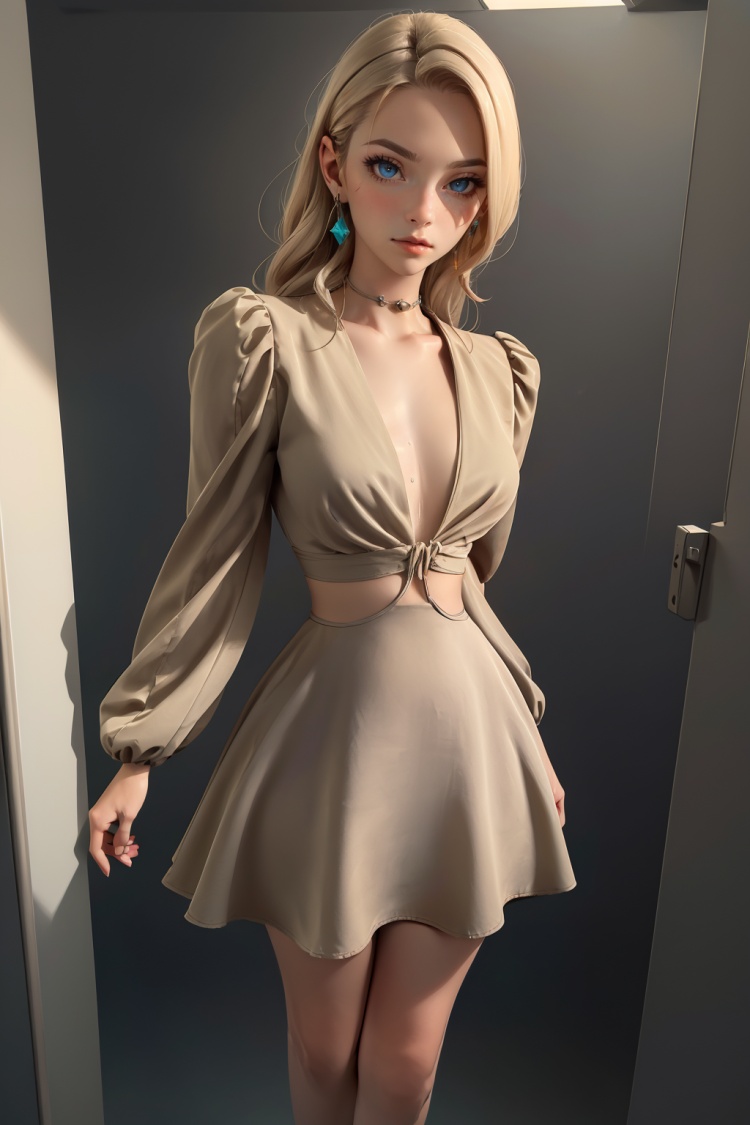 Flare Dress | By - 7ELIX by 7ELIX on Tensor.Art