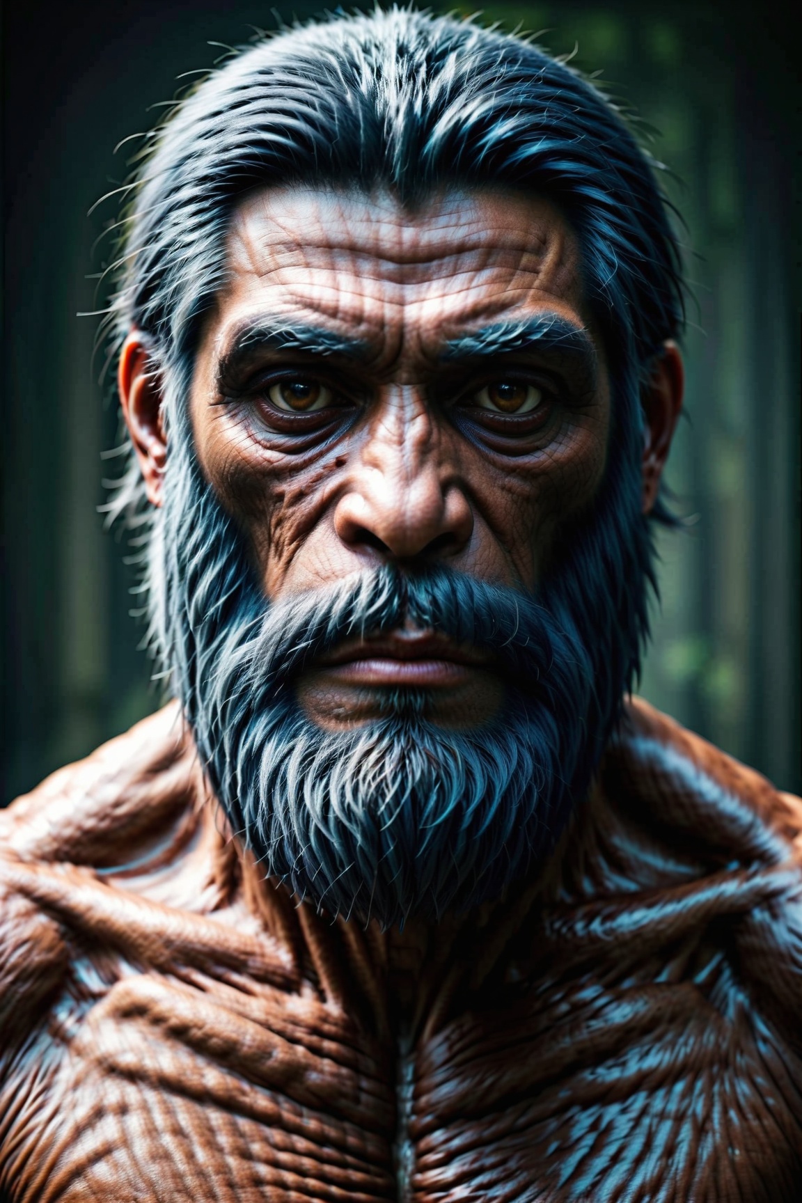 Greek philosophy statue with beard and muscles,  cinemactic,  8k on Tensor.Art