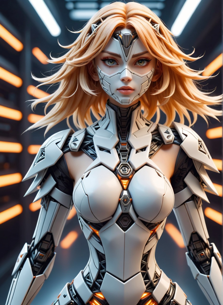 Portrait,  1girl,  mecha suit on Tensor.Art