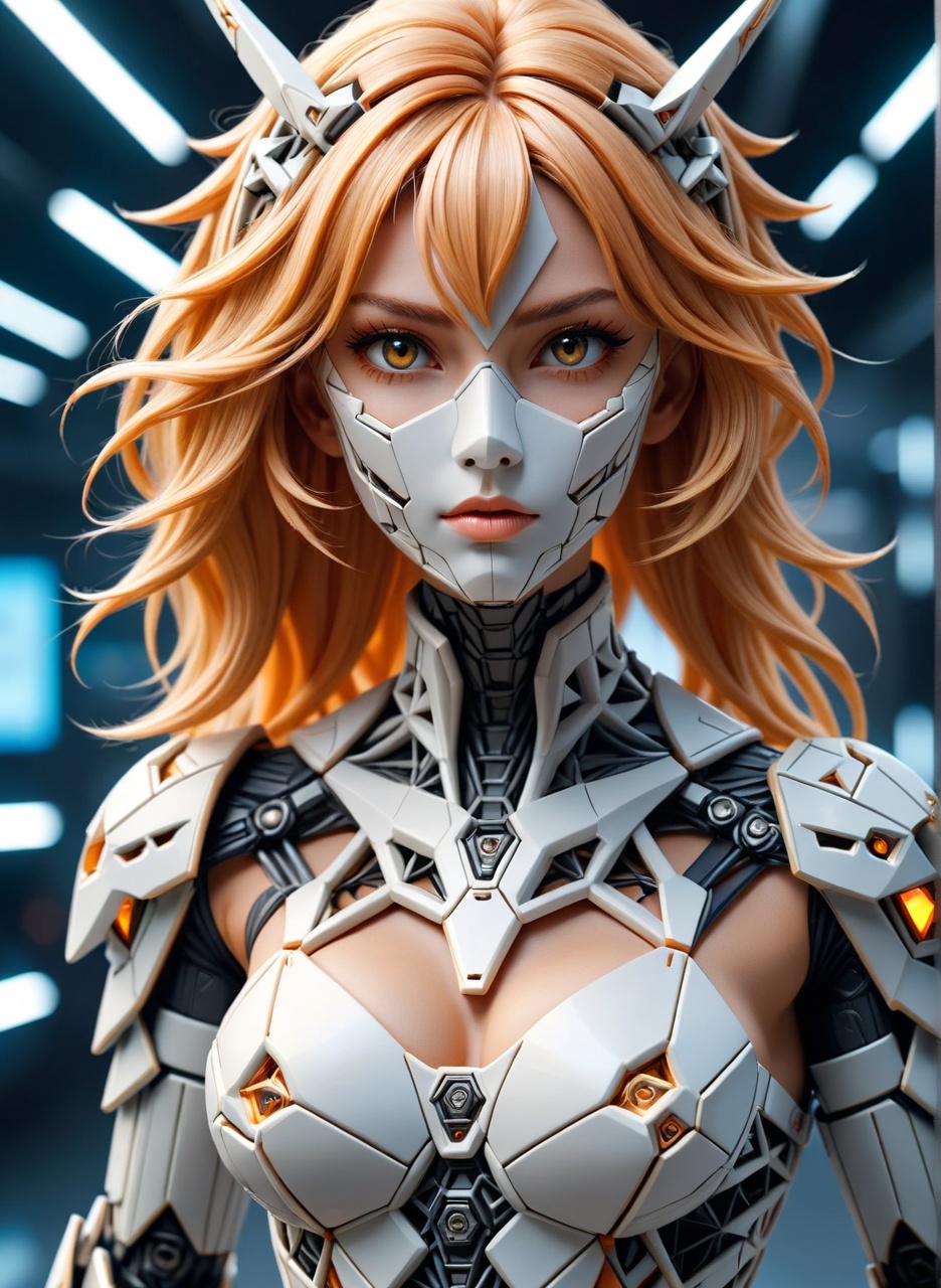 Portrait,  1girl,  mecha suit on Tensor.Art