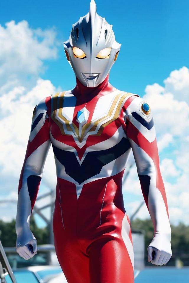 1boy,  yellow eyes,  Ultraman on Tensor.Art