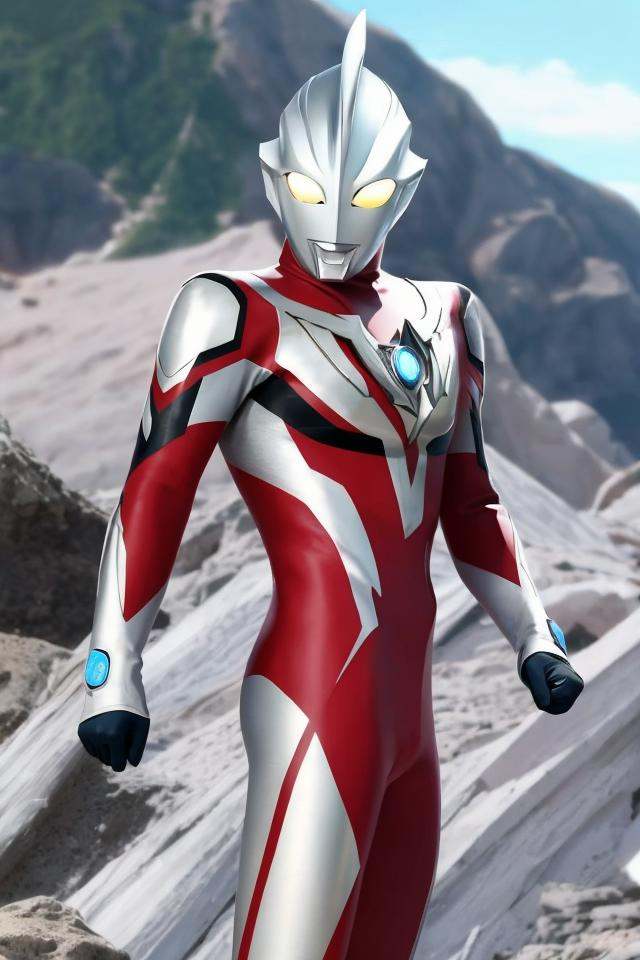 1boy,  yellow eyes,  Ultraman on Tensor.Art