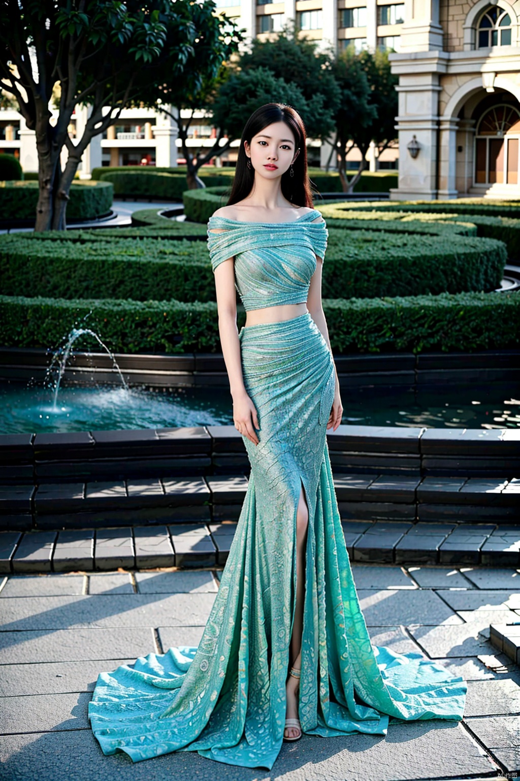 (1girl:1.3), (best quality, masterpiece, ultra high resolution),(photorealistic:1.3), (realistic:1.3), depth of field,(full body:1.2), (outdoors:1.2), (day:1.2), (cinematic lighting:1.2),  near to camera, facing to camera,Front photo of ID card, pure background, sitting