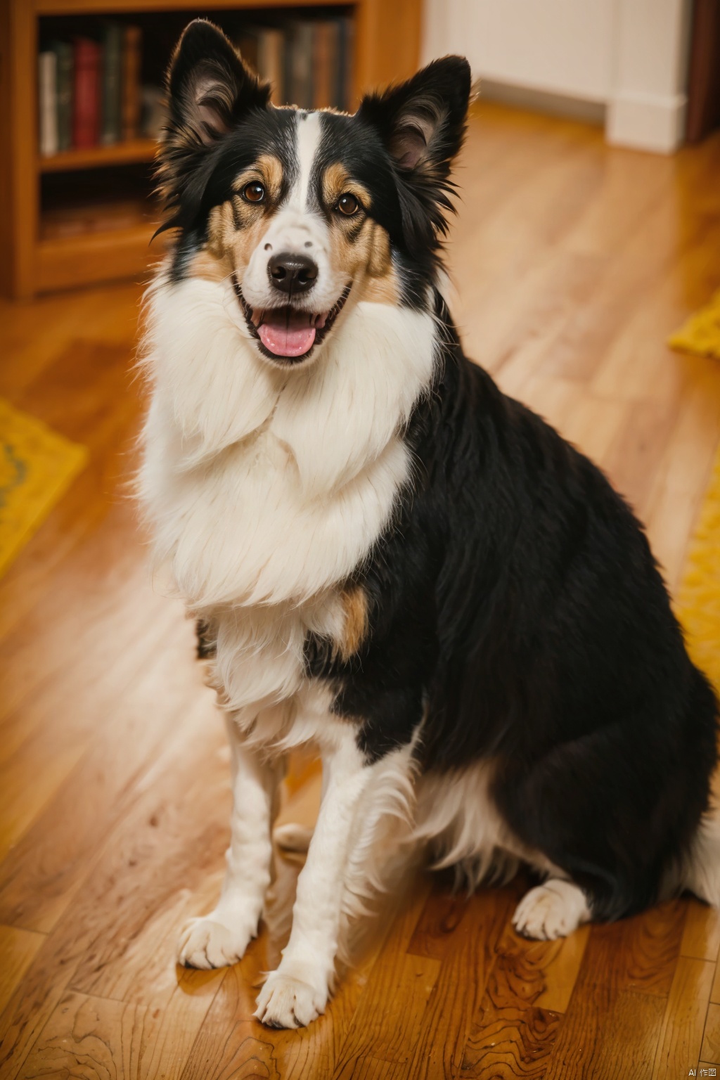  absurdres,absurdres,realistic,(full_shot:1.8), solo, Dog_German shepherd