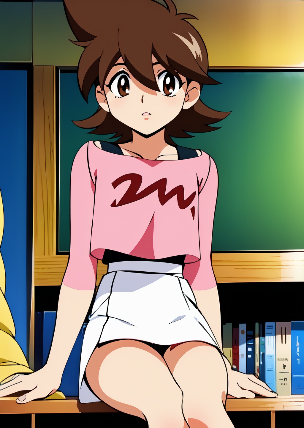 1girl,  solo,  short hair on Tensor.Art