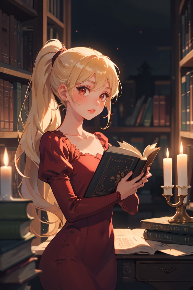 1girl,  solo,  blonde hair on Tensor.Art