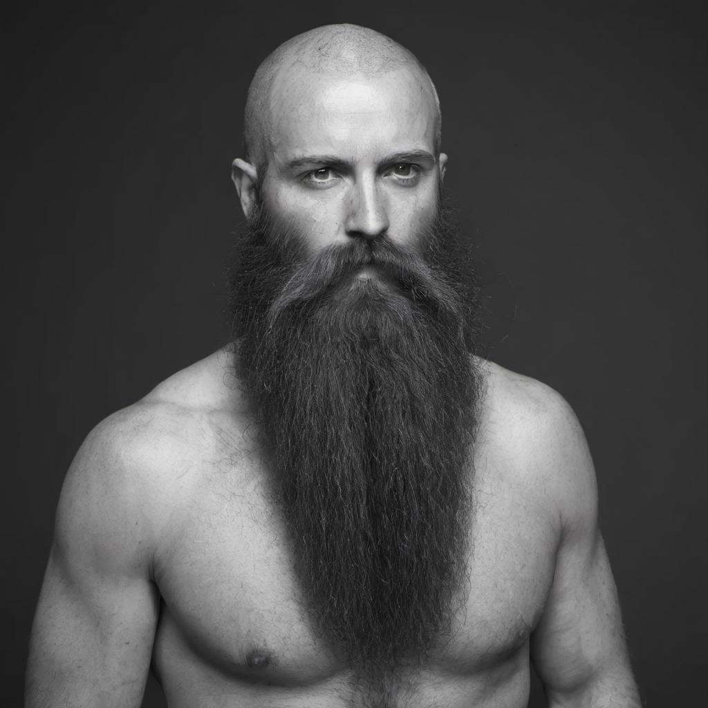 a man with a very long beard on Tensor.Art
