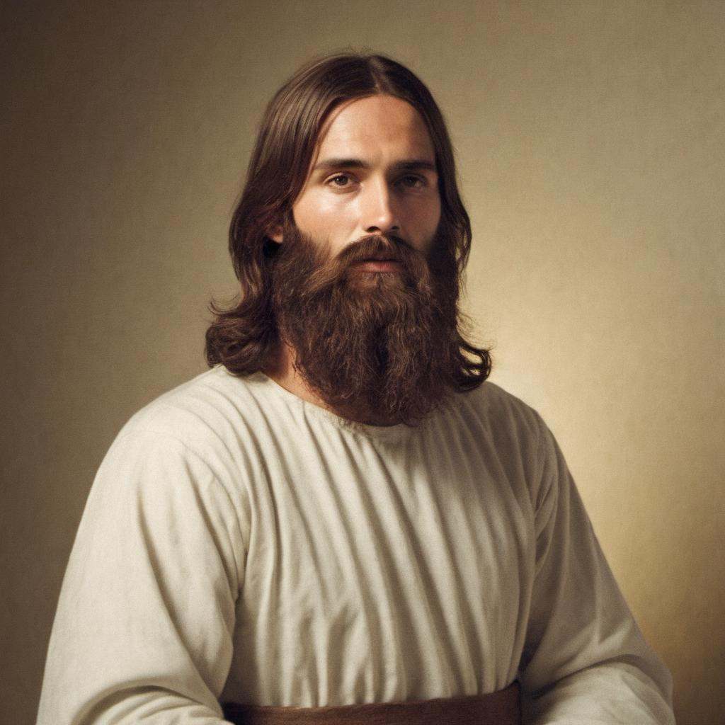 Jesus with a beard on Tensor.Art
