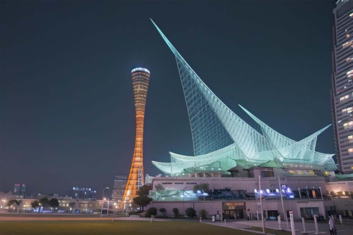 神戸海洋博物館Kobe Maritime Museum 基础模型15 by swingwings on Tensor.Art