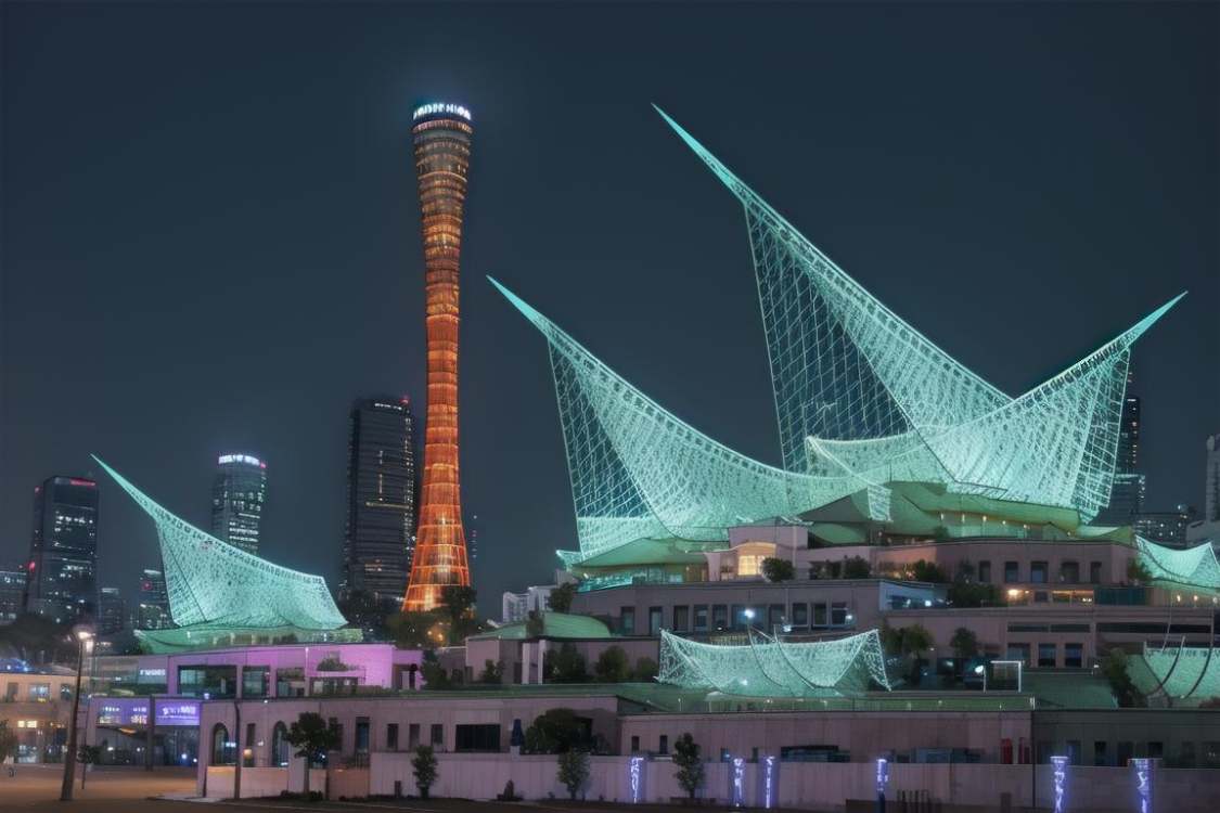 神戸海洋博物館Kobe Maritime Museum 基础模型15 by swingwings on Tensor.Art