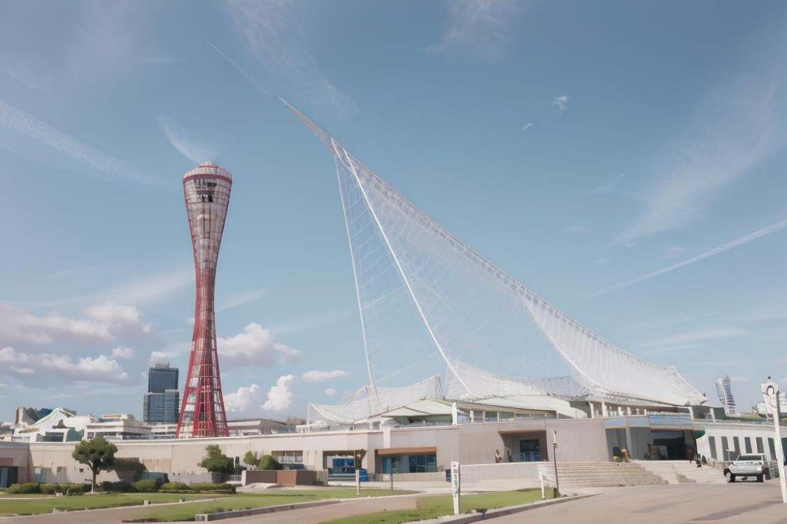 神戸海洋博物館Kobe Maritime Museum 基础模型15 by swingwings on Tensor.Art