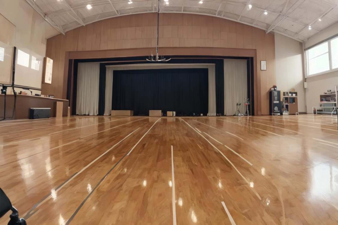 体育館Japanese school gymnasium 基础模型15 by swingwings on Tensor.Art