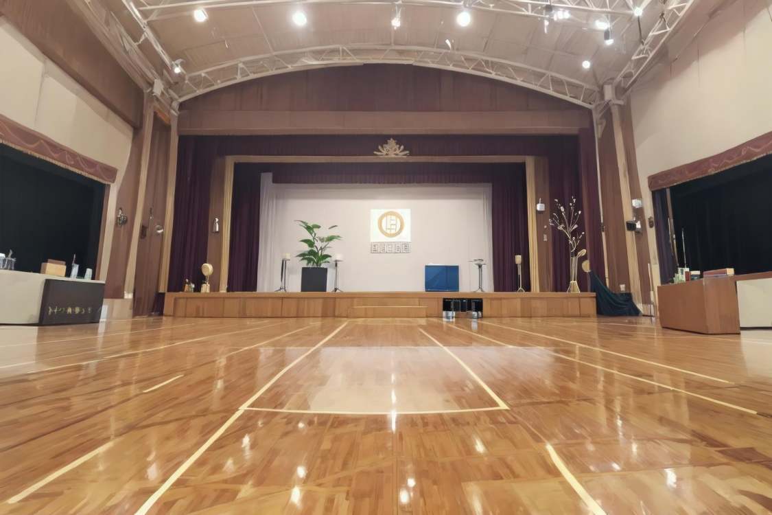 体育館Japanese school gymnasium 基础模型15 by swingwings on Tensor.Art