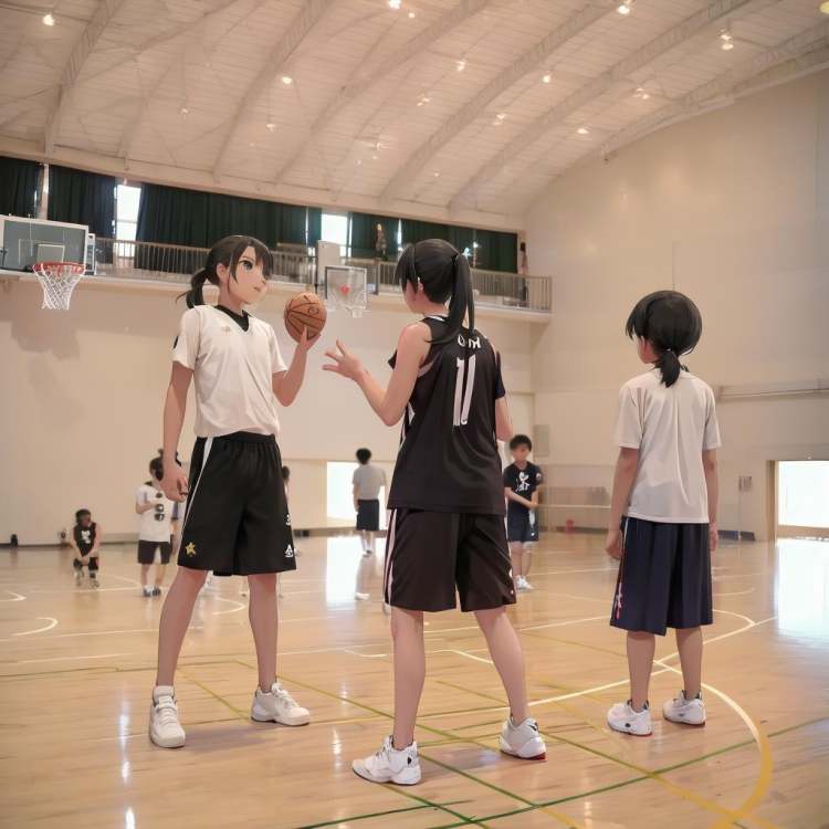 体育館Japanese school gymnasium 基础模型15 by swingwings on Tensor.Art
