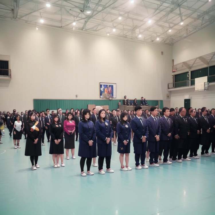 体育館Japanese school gymnasium 基础模型15 by swingwings on Tensor.Art