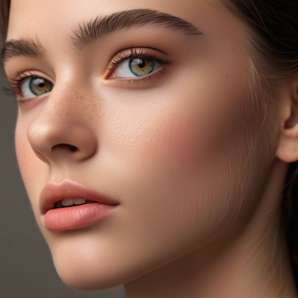 A close up photograph of the most beautiful 18 year old girl alive,  dramatic and stunning award winning photo,  dramatic...