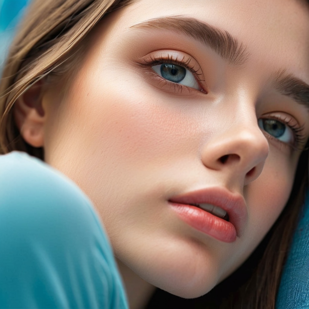 A close up photograph of the most beautiful 18 year old girl alive,  dramatic and stunning award winning photo,  dramatic...