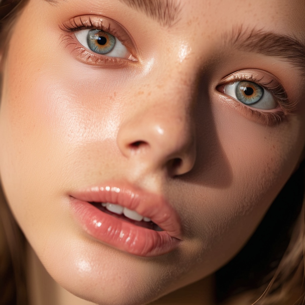 A close up photograph of the most beautiful 18 year old girl alive,  dramatic and stunning award winning photo,  dramatic...