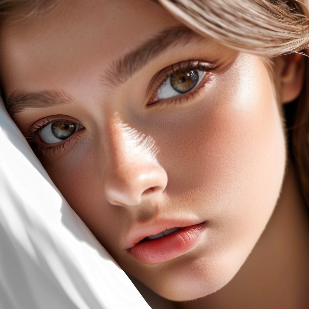 A close up photograph of the most beautiful 18 year old girl alive,  dramatic and stunning award winning photo,  dramatic...