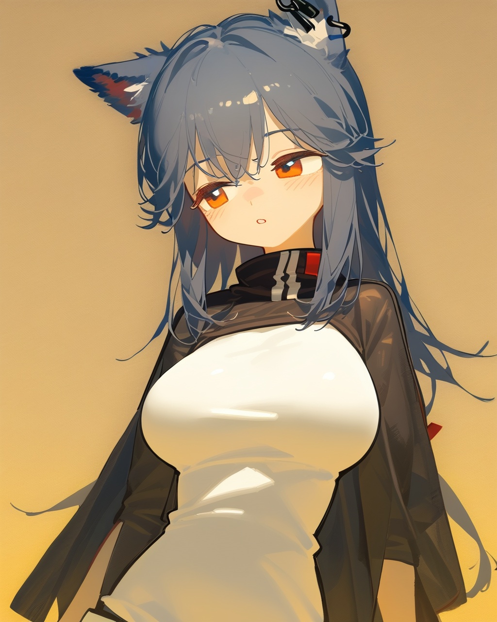 1girl,  texas (arknights),  tianliang duohe fangdongye on Tensor.Art