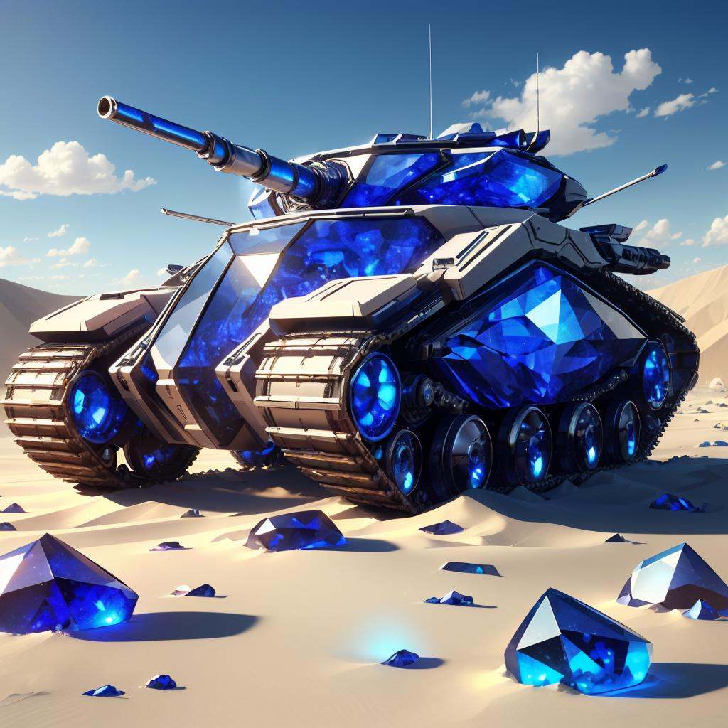 <lora:GemTech-22:0.8>, gemtech , scifi, internal reflections , transparent, inner details , sapphire,  ****, outdoors, in a desert