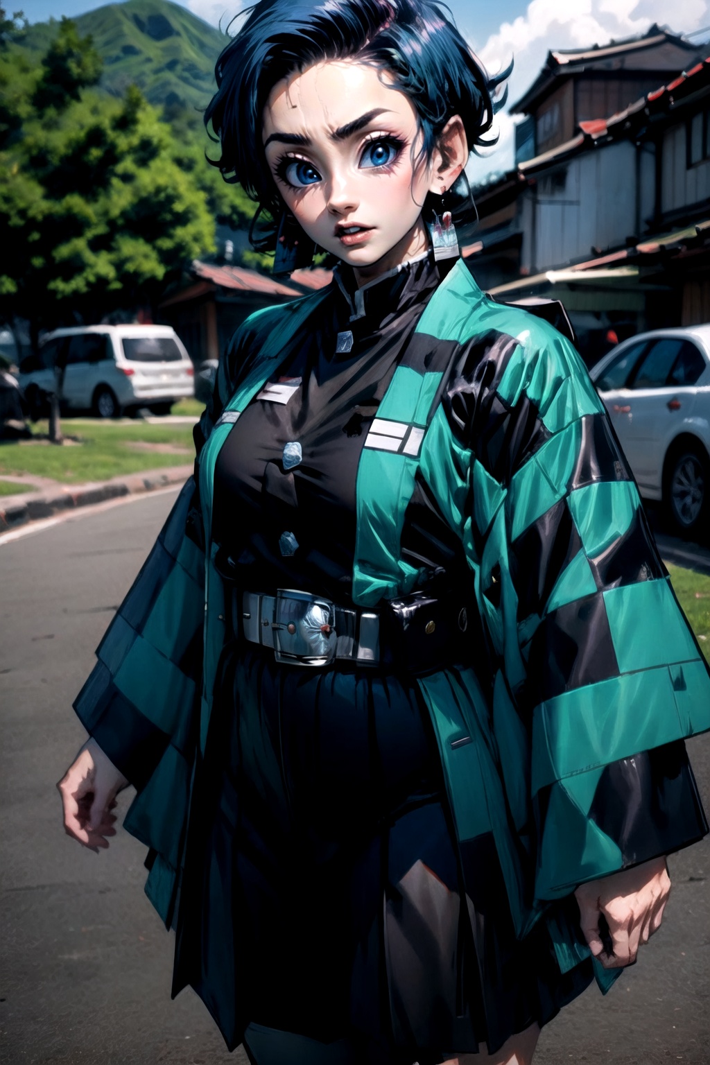 UNIGREEN,  japanese clothes,  haori on Tensor.Art