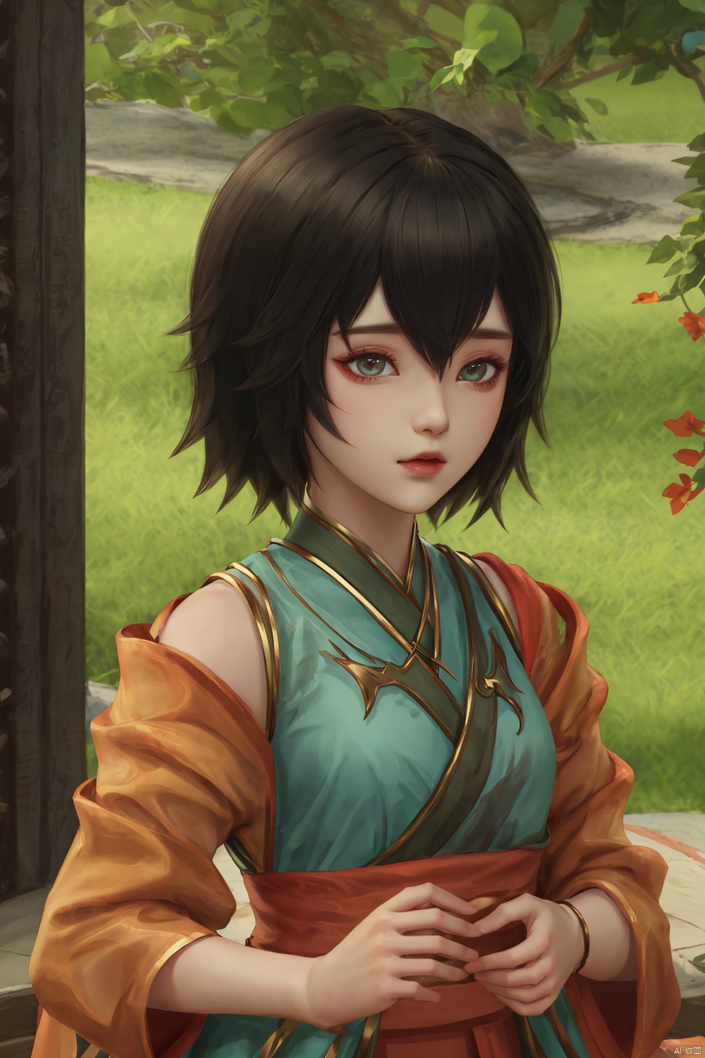 1girl,hanfu,bangs