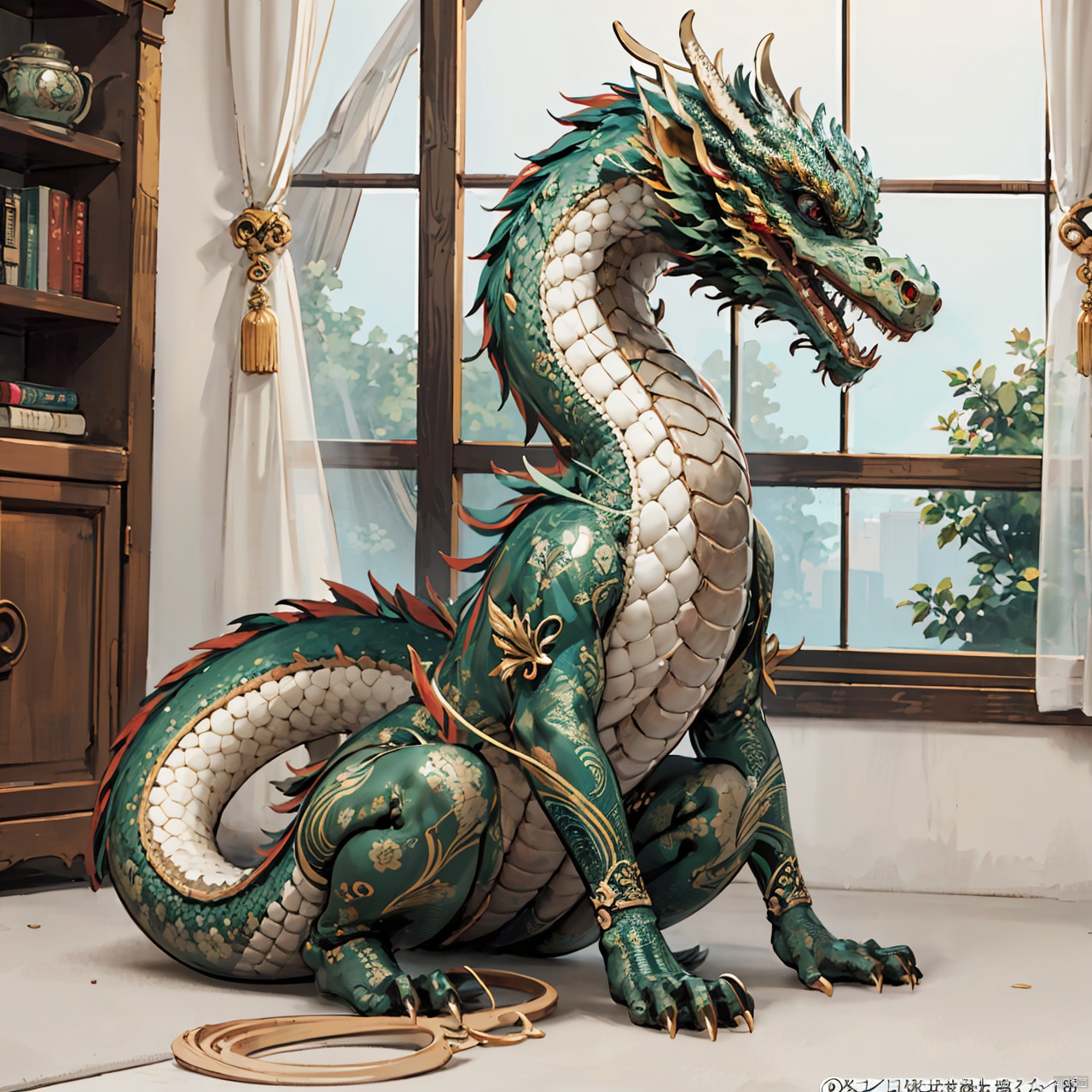  masterpiece, best quality, Dragon King, 1girl,