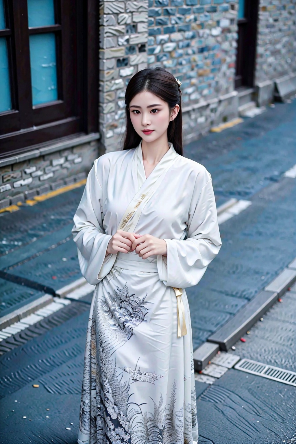 (1girl:1.3), (best quality, masterpiece, ultra high resolution),(photorealistic:1.3), (realistic:1.3), depth of field,(full body:1.2), (outdoors:1.2), (day:1.2), (cinematic lighting:1.2), hanfu, green grape,lying