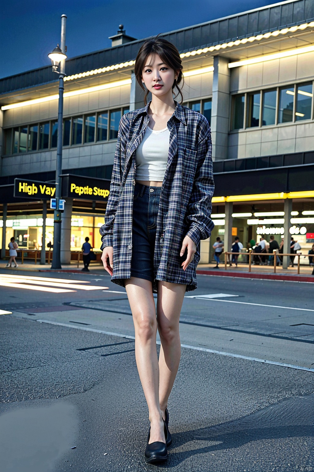 (1girl:1.3), (best quality, masterpiece, ultra high resolution),(photorealistic:1.3), (realistic:1.3), depth of field,(full body:1.2), (outdoors:1.2), (day:1.2), (cinematic lighting:1.2),, near to camera