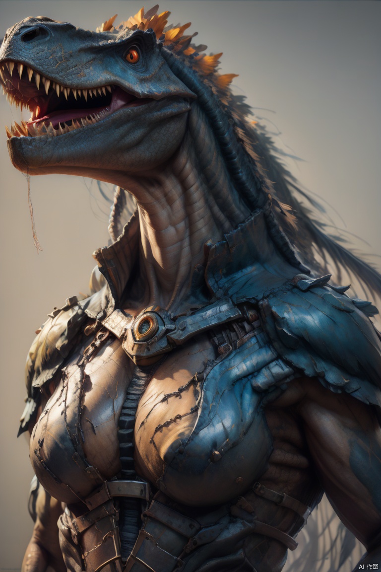  （Dinosaurs）, huge, scary, black, skin details, Dinosaurs