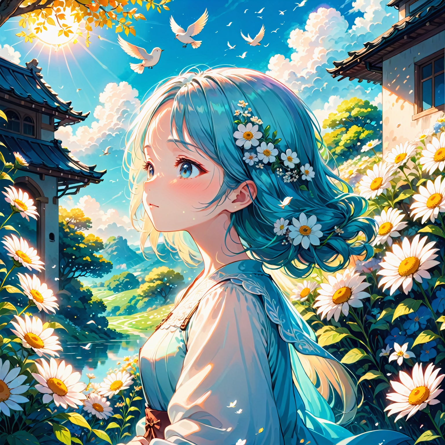 illustration,  1girl,  cute girl on Tensor.Art