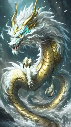 Golden Oriental Dragon, White Oriental Dragon