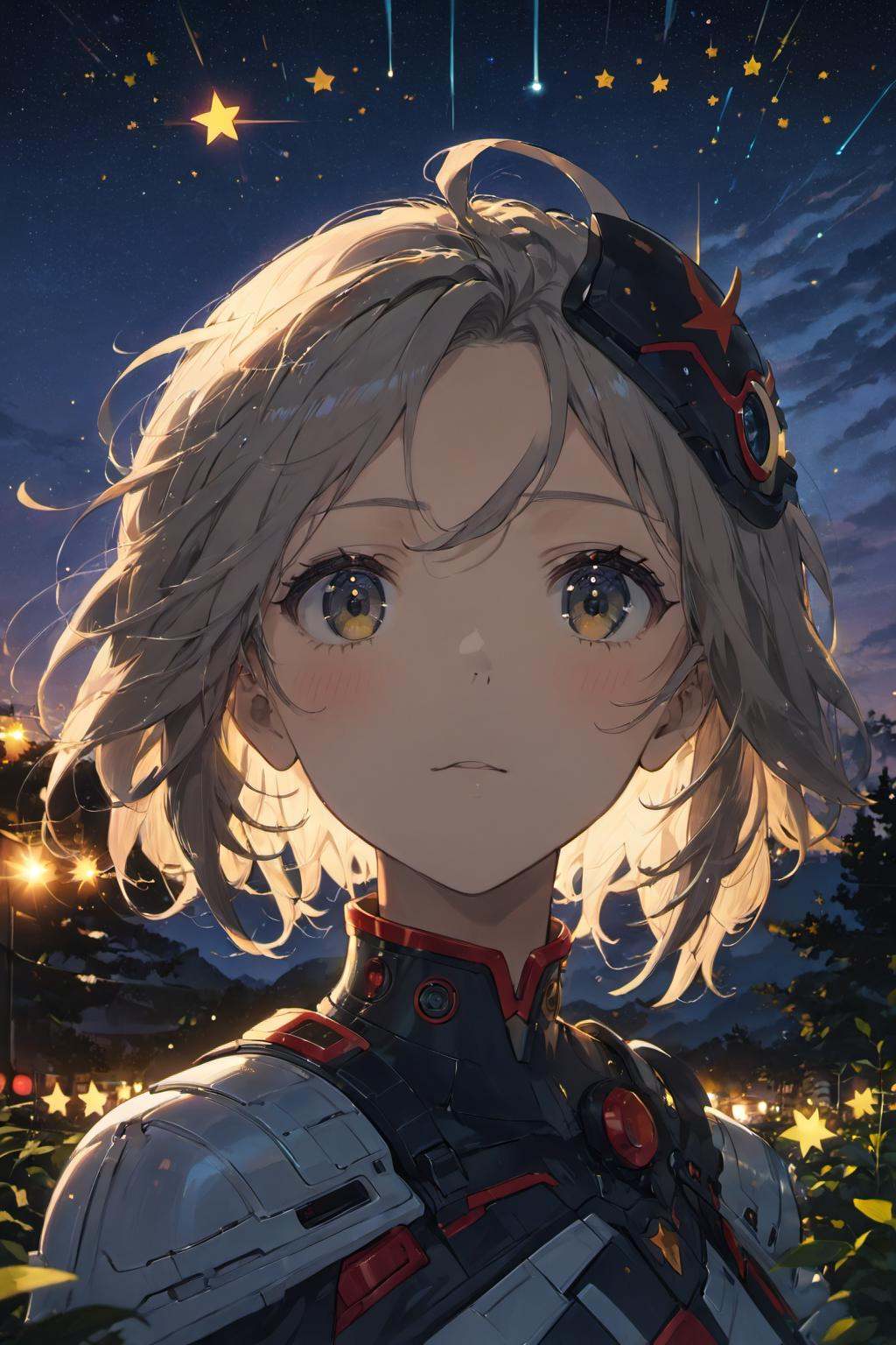 animeart,  portrait,  robot on Tensor.Art