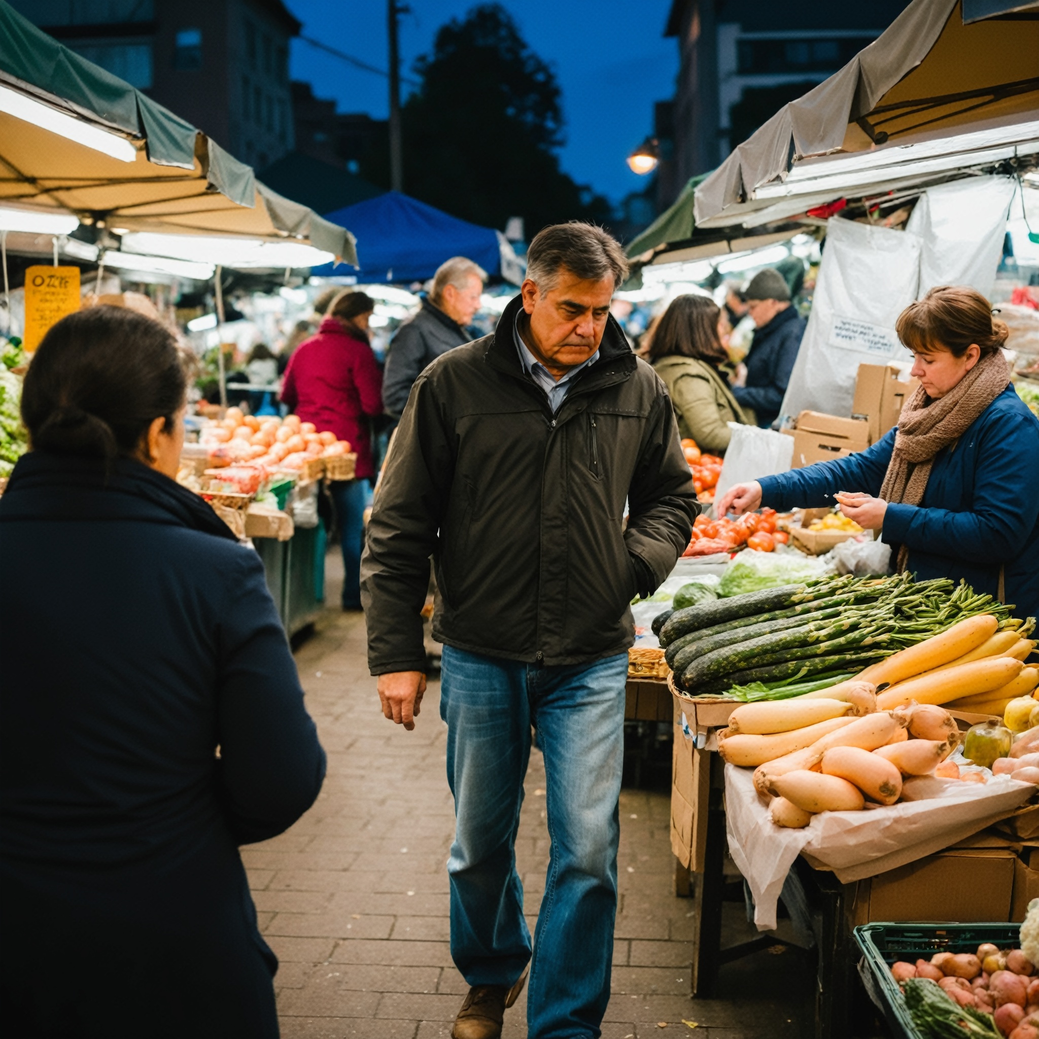******* photography of people at market . casual,  f/16,  noise on Tensor.Art