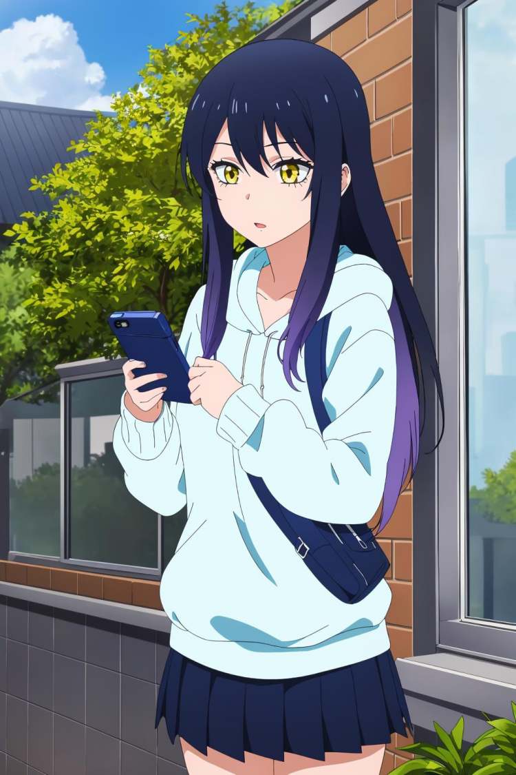 Miko Yotsuya || Mieruko-Chan by Vaporvvave on Tensor.Art