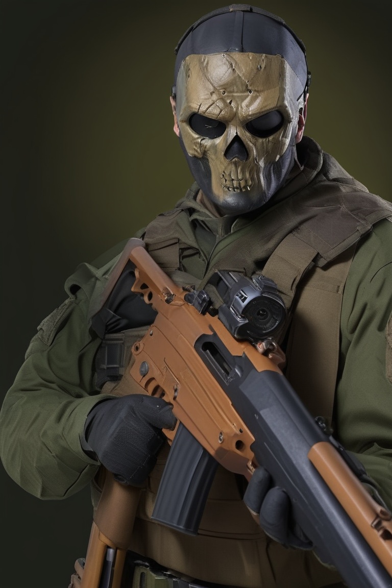 MW,  mask,  call of duty on Tensor.Art