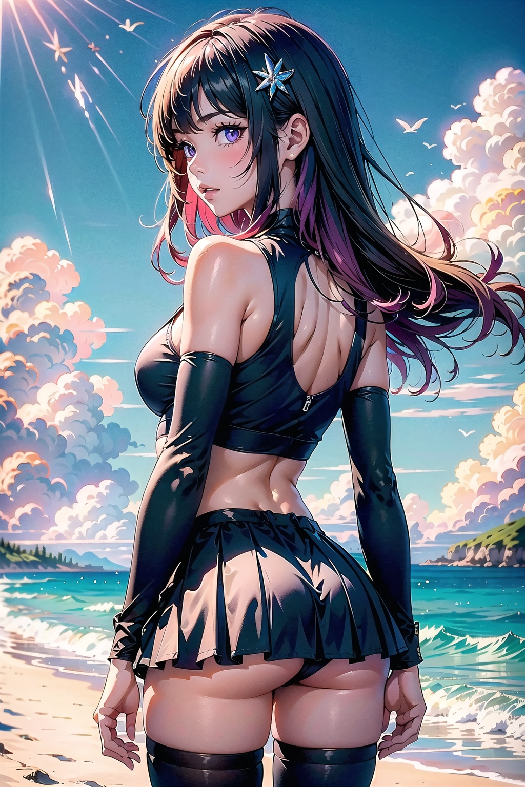 1girl,  solo,  long hair on Tensor.Art
